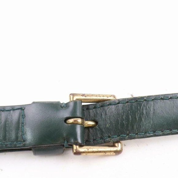 Louis Vuitton Rare Dark Green Leather Strap Taiga main image 11